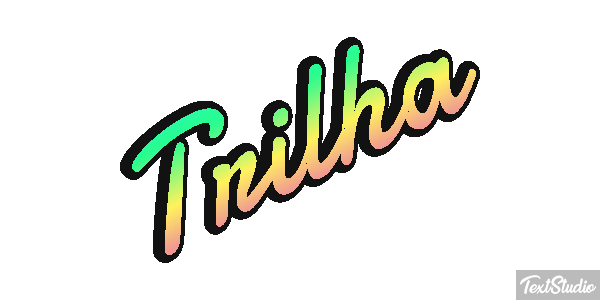 Trilha Efeito do texto