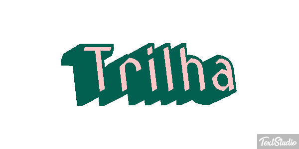 Trilha Efeito do texto