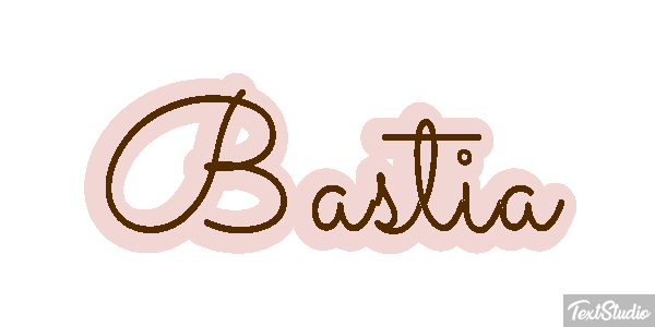 Bastia Текстовый эффект