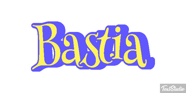 Bastia Текстовый эффект