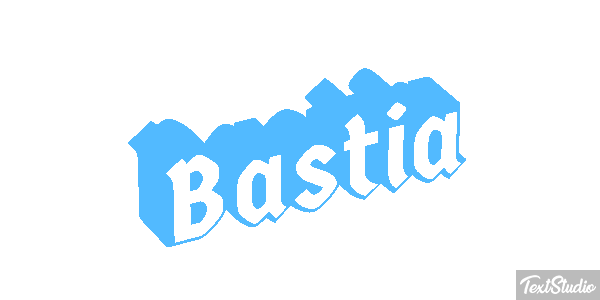 Bastia Текстовый эффект