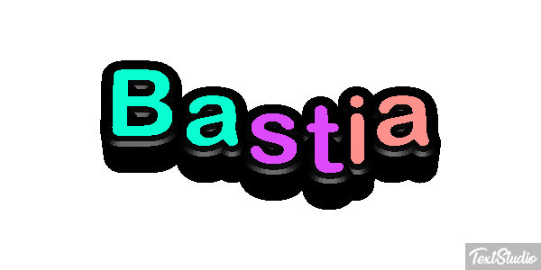 Bastia Текстовый эффект