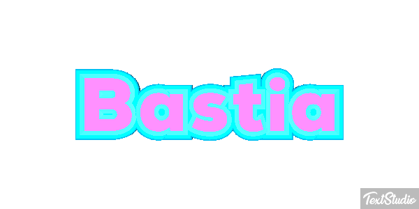 Bastia Текстовый эффект