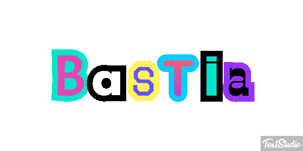 Bastia Текстовый эффект