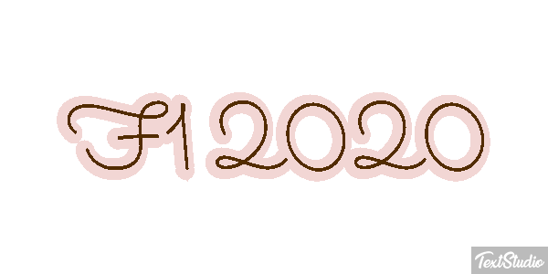 F1 2020 Effetto testo