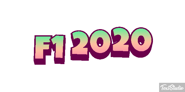 F1 2020 Effetto testo
