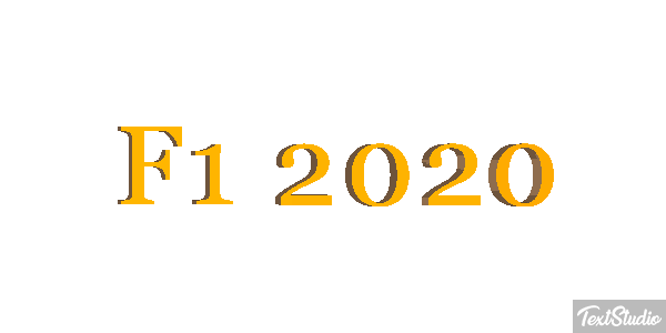 F1 2020 Effetto testo