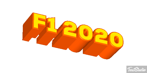 F1 2020 Effetto testo