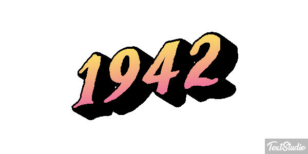 1942 Texteffekt