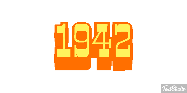 1942 Texteffekt