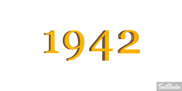 1942 Texteffekt