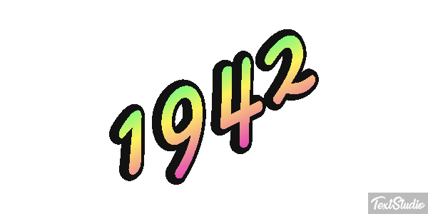 1942 Texteffekt