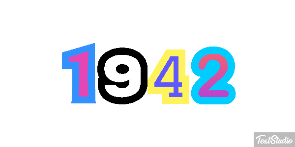 1942 Texteffekt