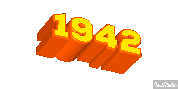 1942 Texteffekt