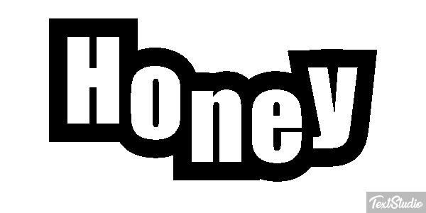 Honey Text effect