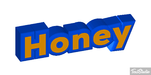 Honey Text effect