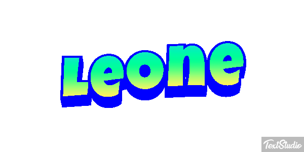 Leone Effetto testo