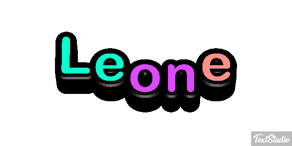 Leone Effetto testo