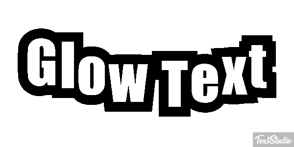 Glow Text Text effect