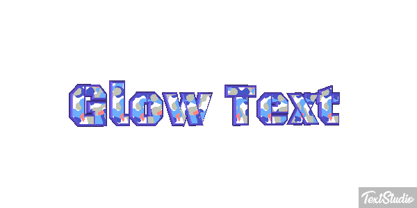 Glow Text Text effect