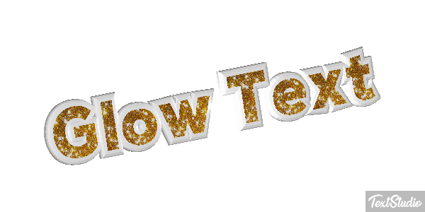 Glow Text Text effect