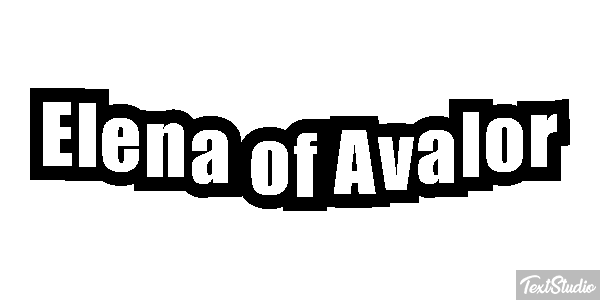 Elena of Avalor Efecto de texto