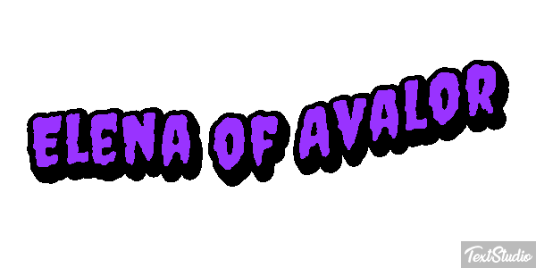 Elena of Avalor Efecto de texto