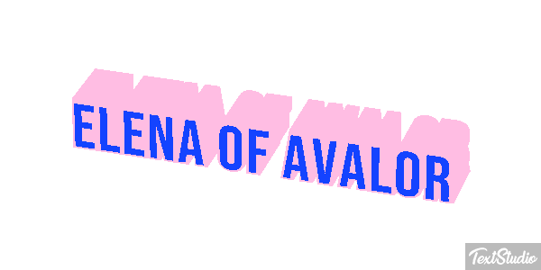 Elena of Avalor Efecto de texto