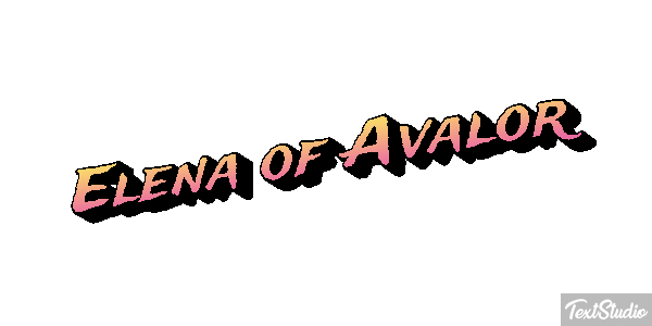 Elena of Avalor Efecto de texto