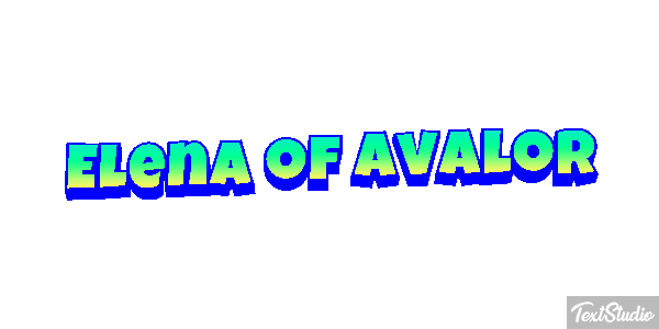 Elena of Avalor Efecto de texto