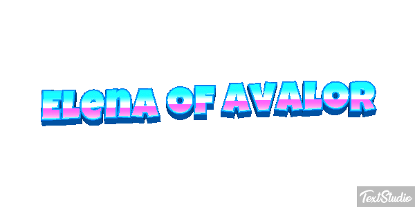 Elena of Avalor Efecto de texto