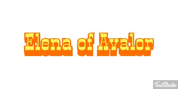 Elena of Avalor Efecto de texto