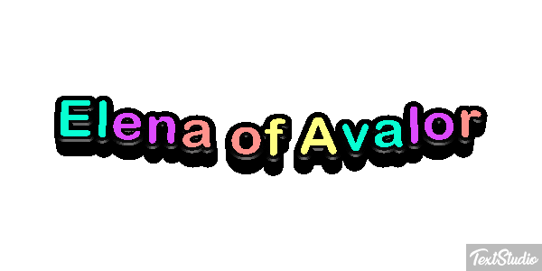 Elena of Avalor Efecto de texto