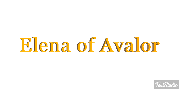 Elena of Avalor Efecto de texto