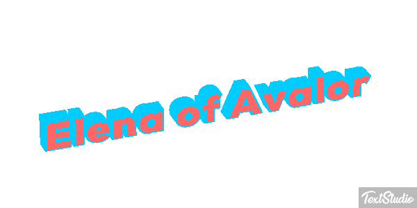 Elena of Avalor Efecto de texto