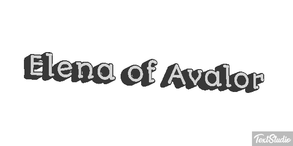 Elena of Avalor Efecto de texto