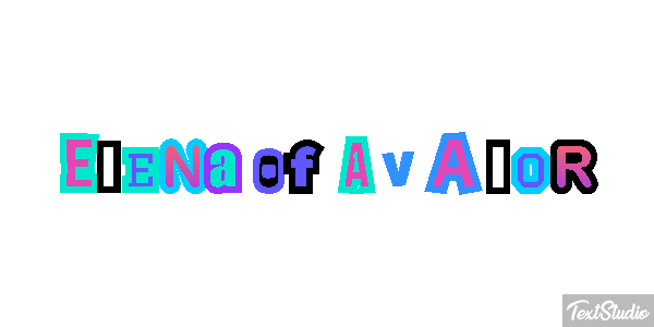 Elena of Avalor Efecto de texto
