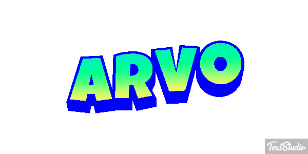 Arvo Text effect