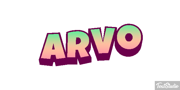Arvo Text effect