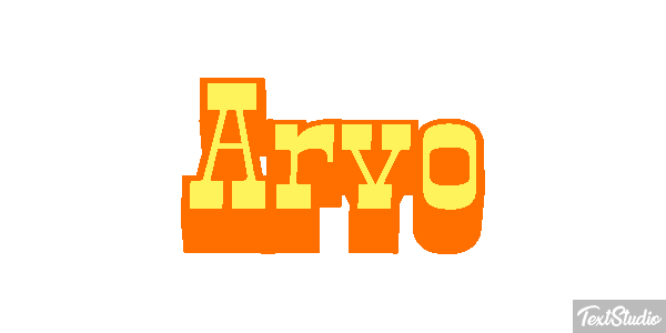 Arvo Text effect