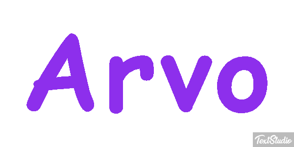 Arvo Text effect