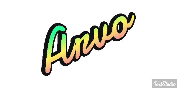 Arvo Text effect