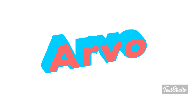 Arvo Text effect