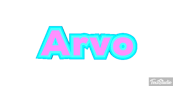 Arvo Text effect