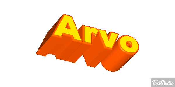 Arvo Text effect