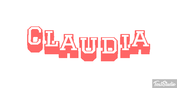 Cláudia Efecto de texto