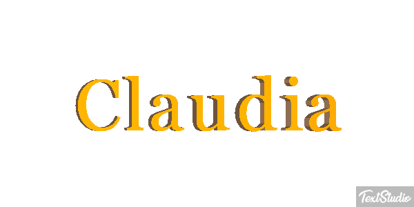 Cláudia Efecto de texto