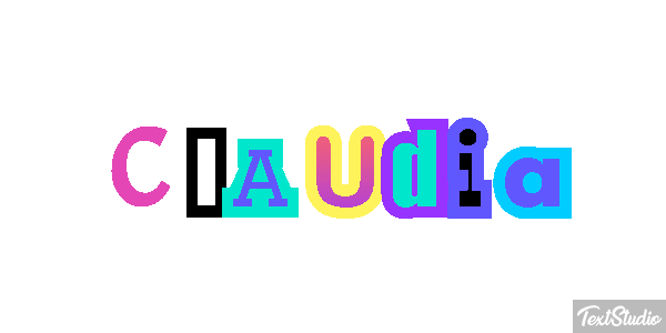 Cláudia Efecto de texto