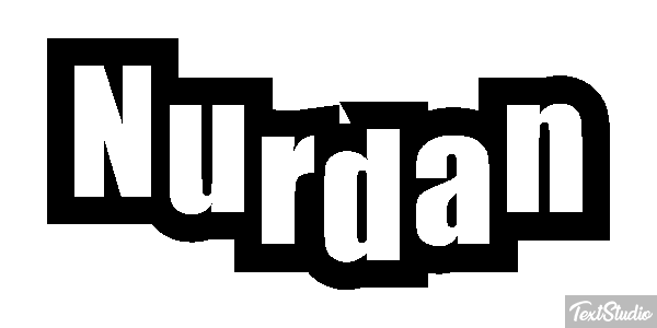 Nurdan Efecto de texto