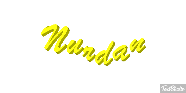 Nurdan Efecto de texto